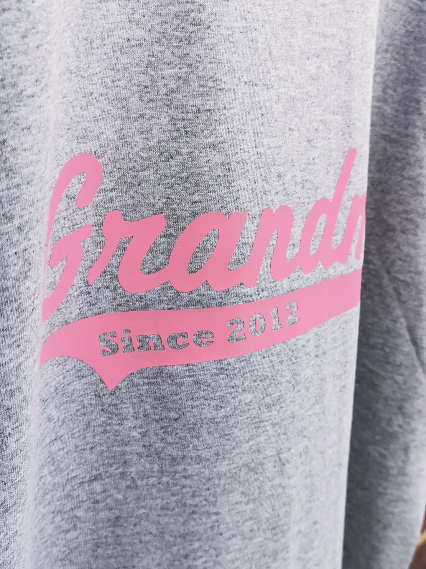 Grandma Since 2012 Personalised T-shirt