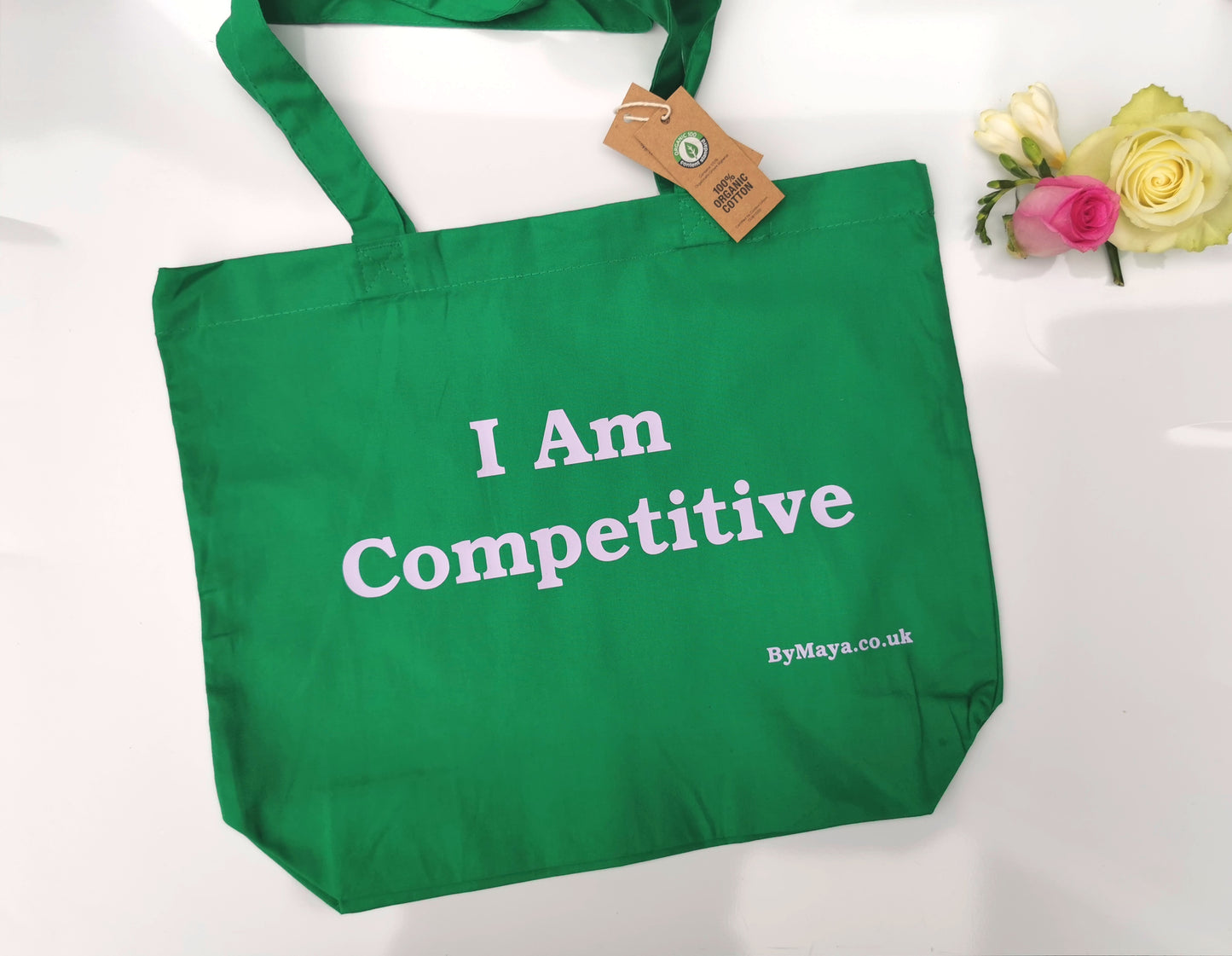 I am Competitive Maxi Tote Bag