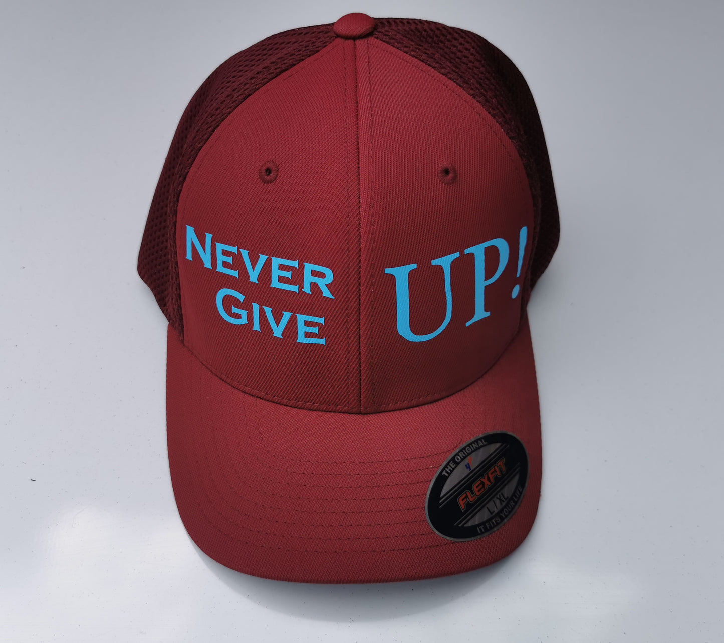 Never Give Up Mesh Cap