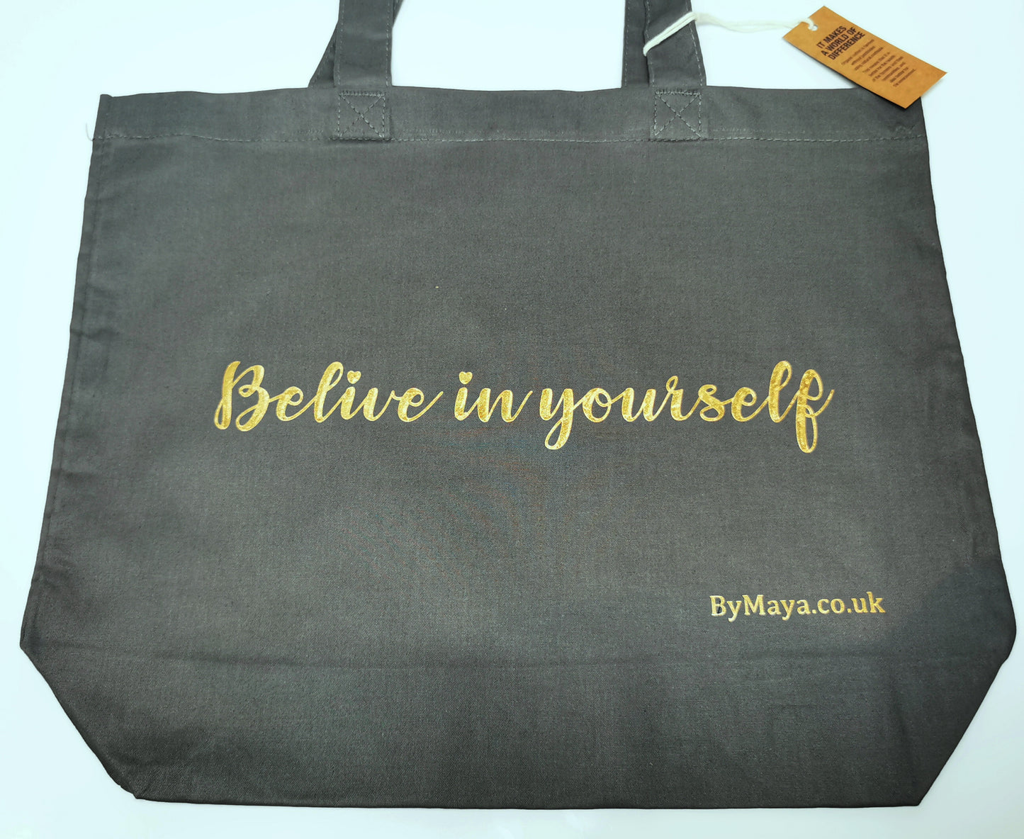 BELIEVE IN YOURSELF MAXI TOTE BAG