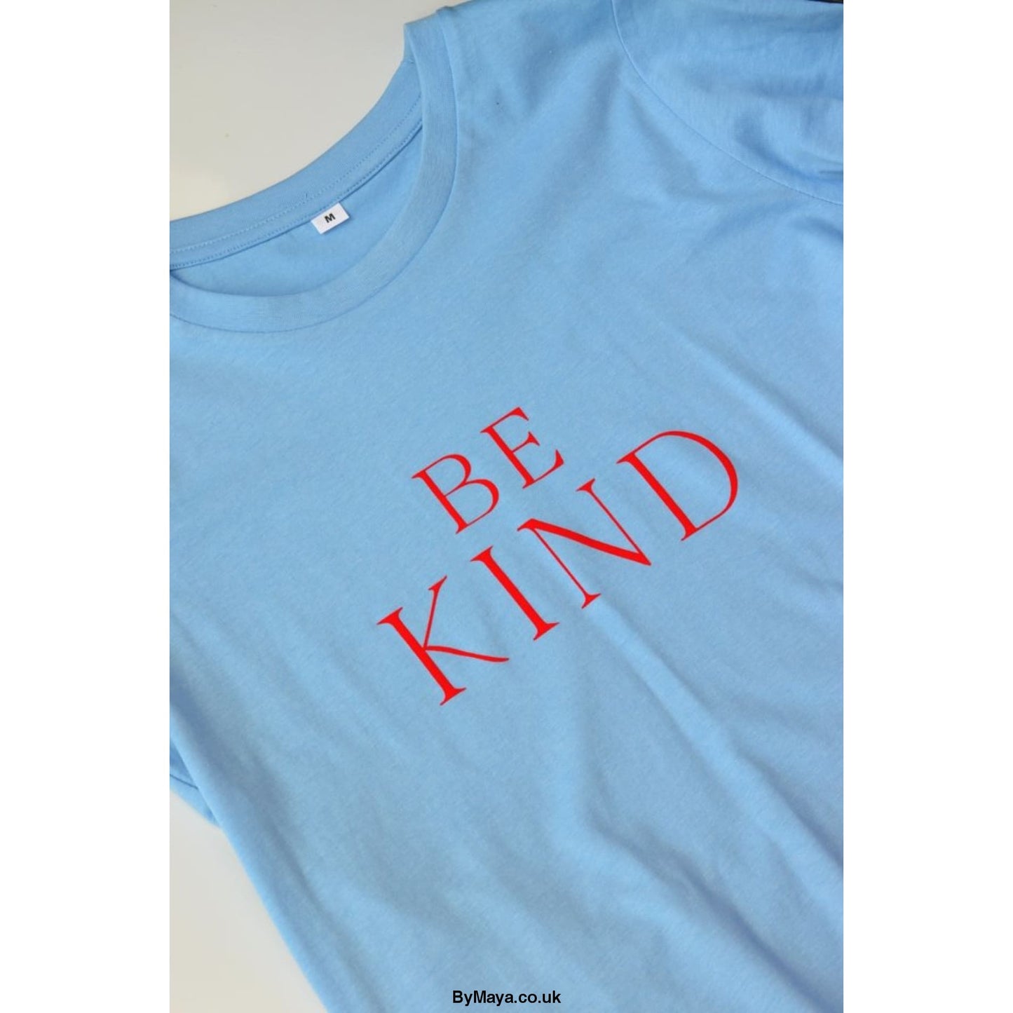 Be Kind Organic Cotton T-shirt Personalized with Vegan