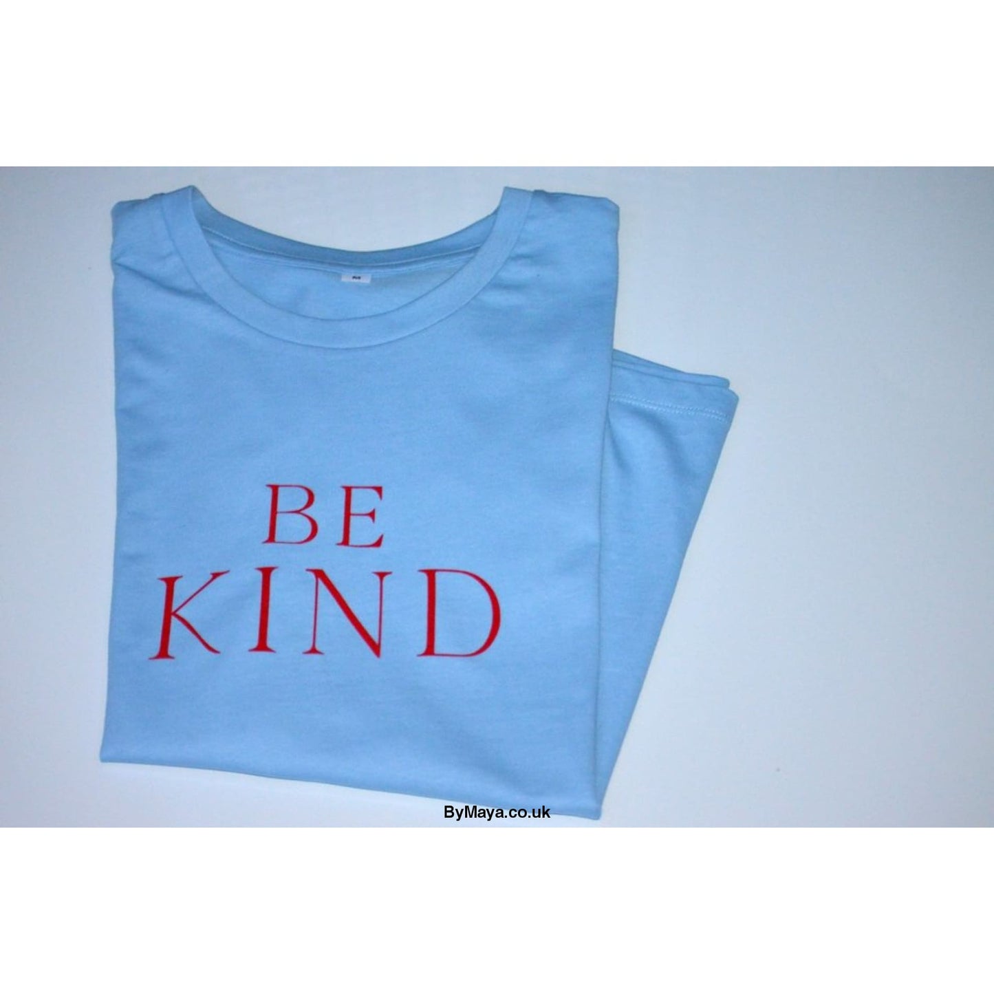 Be Kind Organic Cotton T-shirt Personalized with Vegan