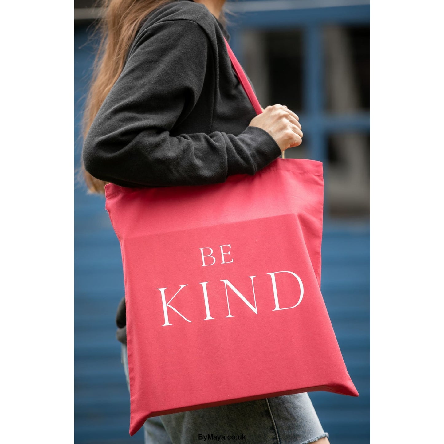 Be Kind Personalized Burgundy Bag For Life - Long Handles -