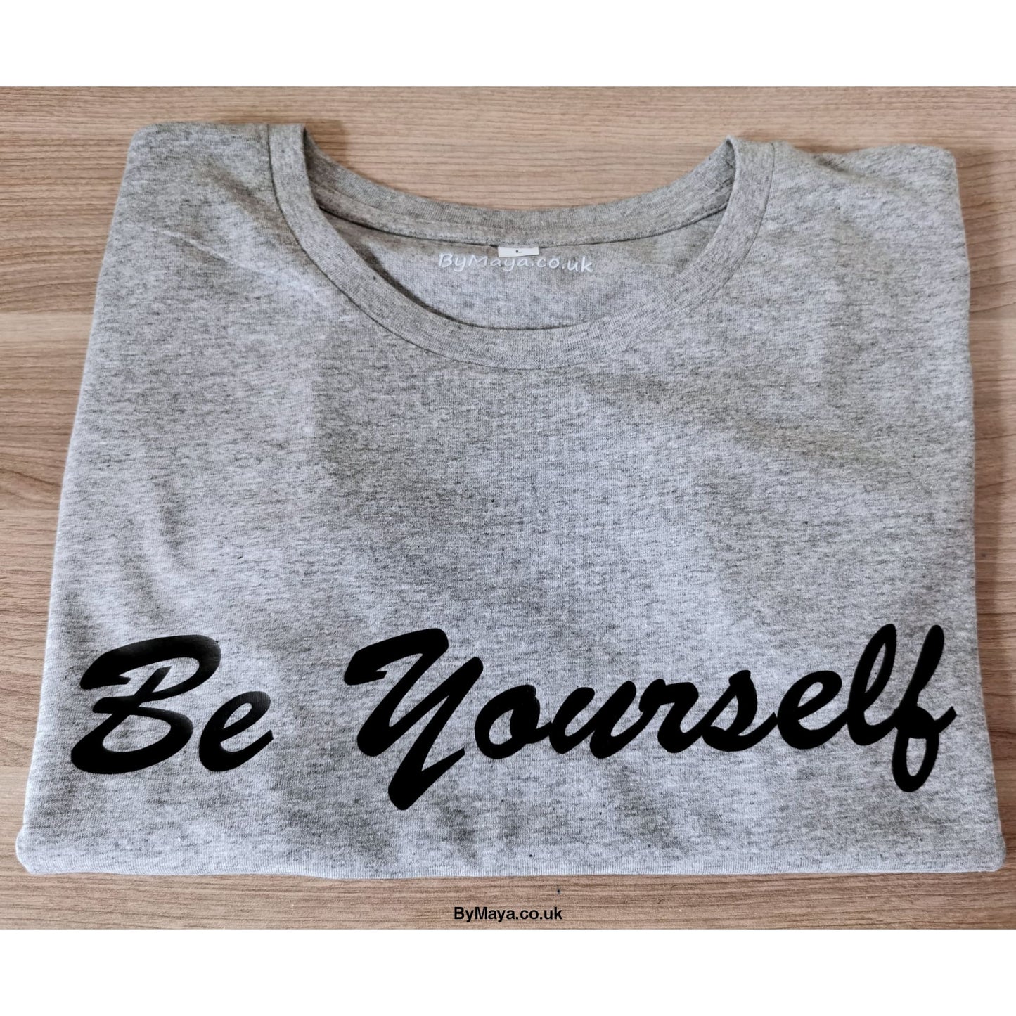 Be Yourself on a Vegan Approved Ethical Made Organic Cotton