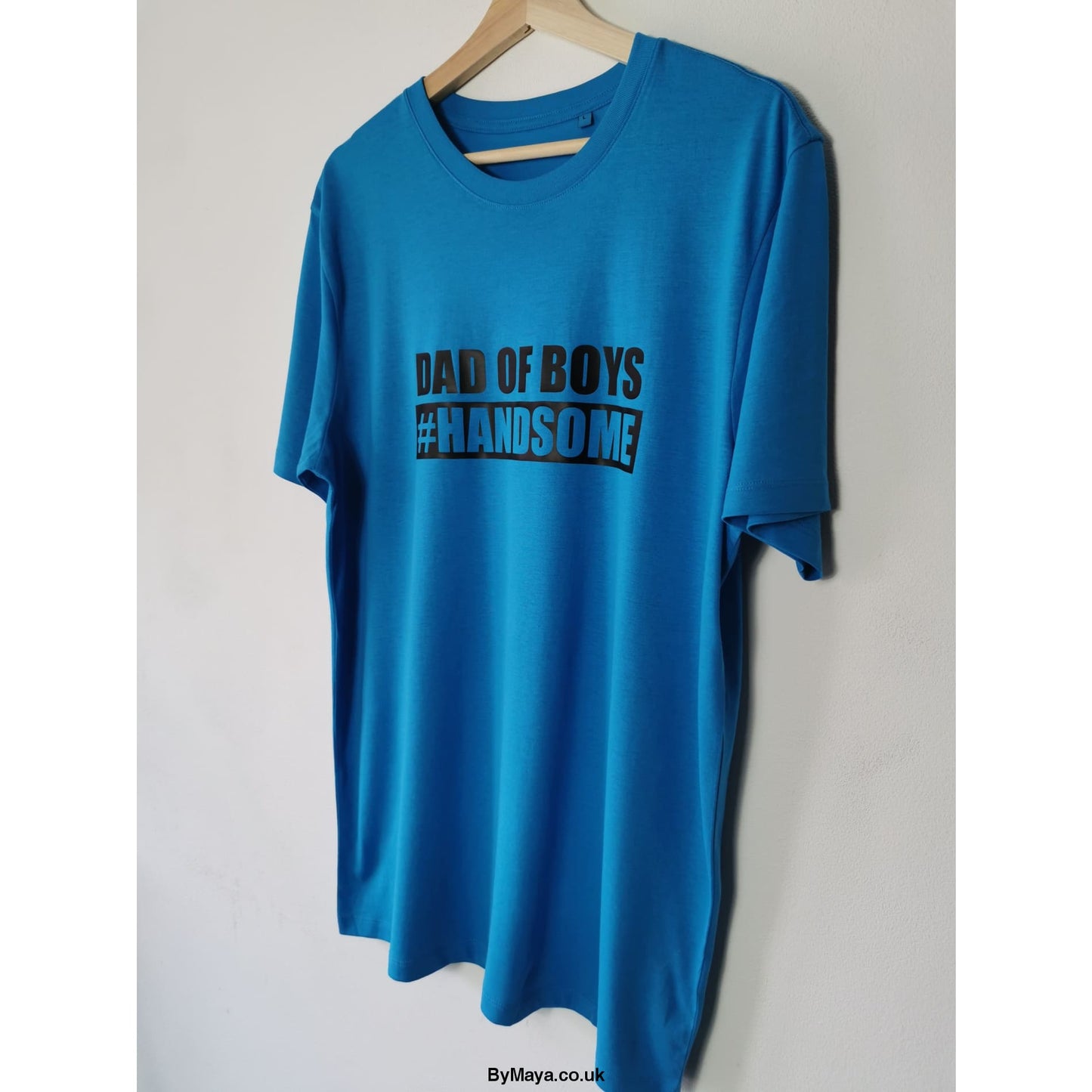 Dad of Boys #HANDSOME Organic Cotton Vegan T-shirt - Men’s