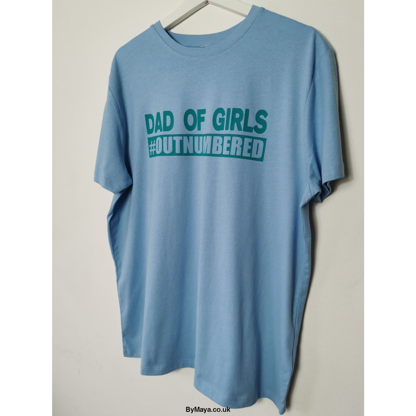 Dad of Grils #OUTNUMBERED Personalised text on a Ethically