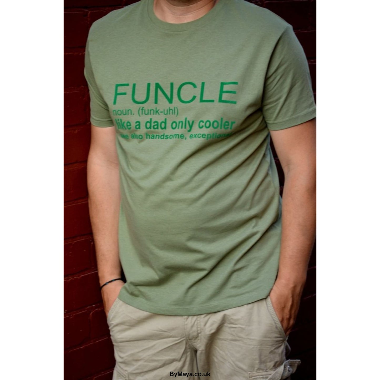 FUNCLE like a DAD only way COOLER Personalised Organic