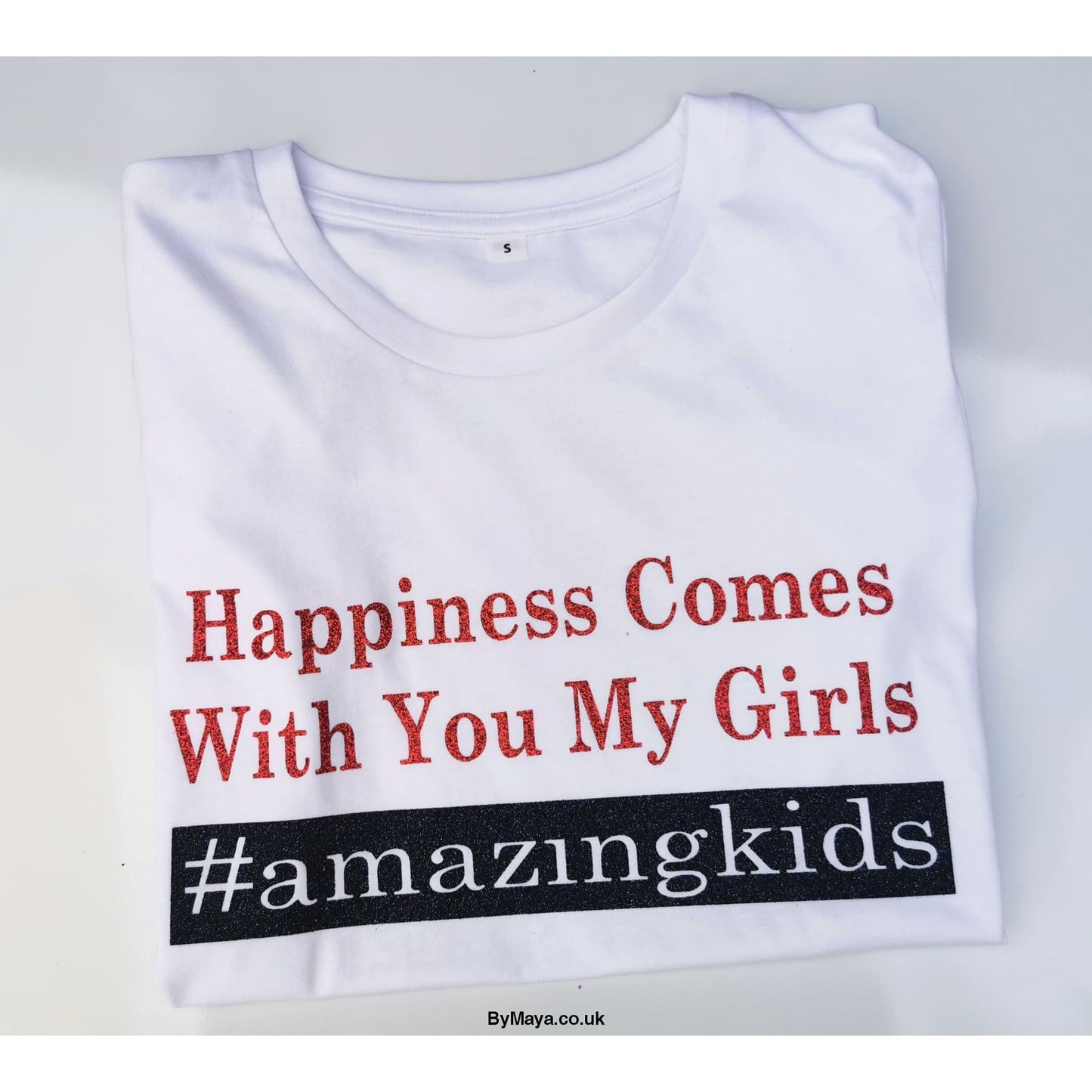Happiness Comes With You My Girls #amazingkids on a