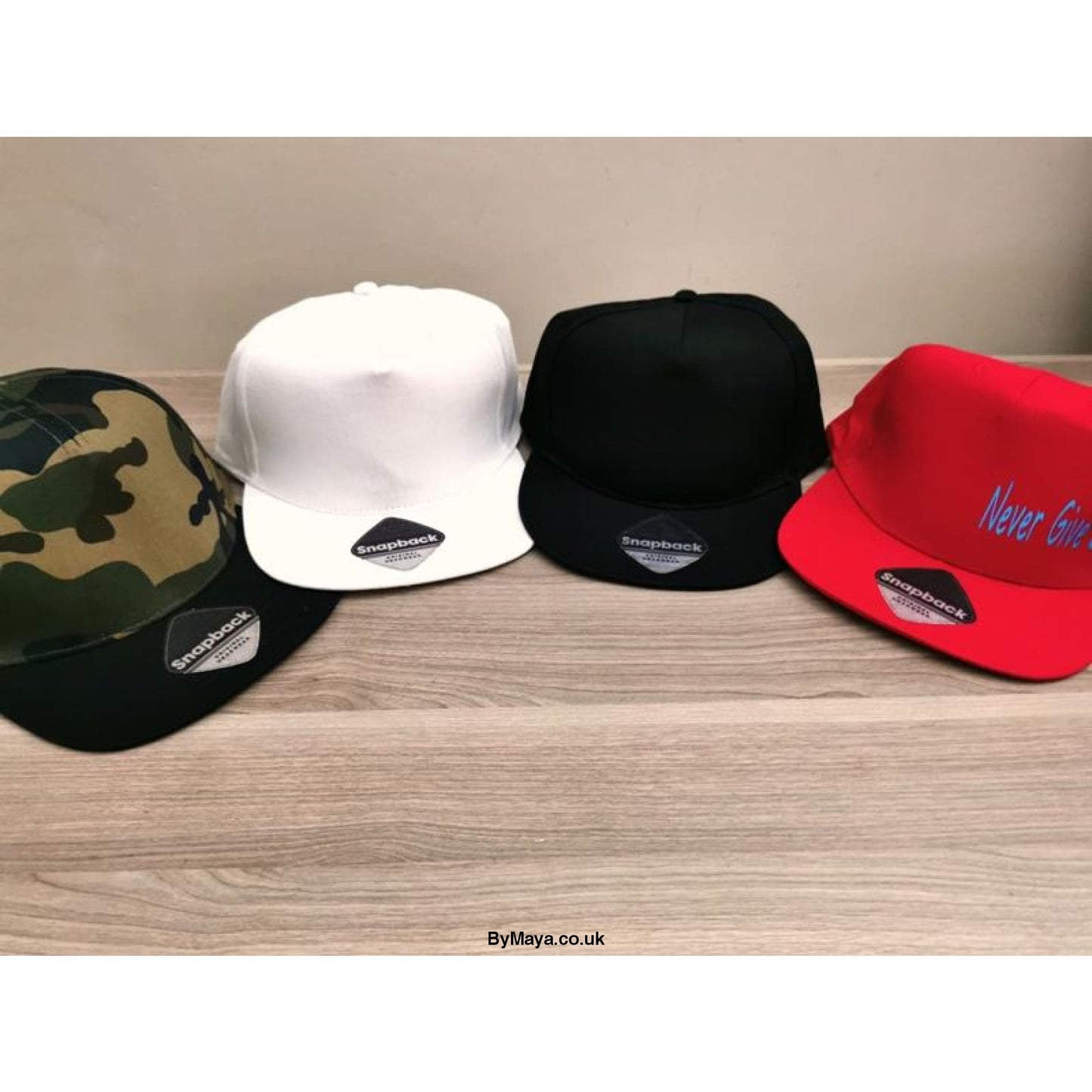 Jungle Camo Snapback Trucker Cap Personalized with your own text! - bymaya.co.uk