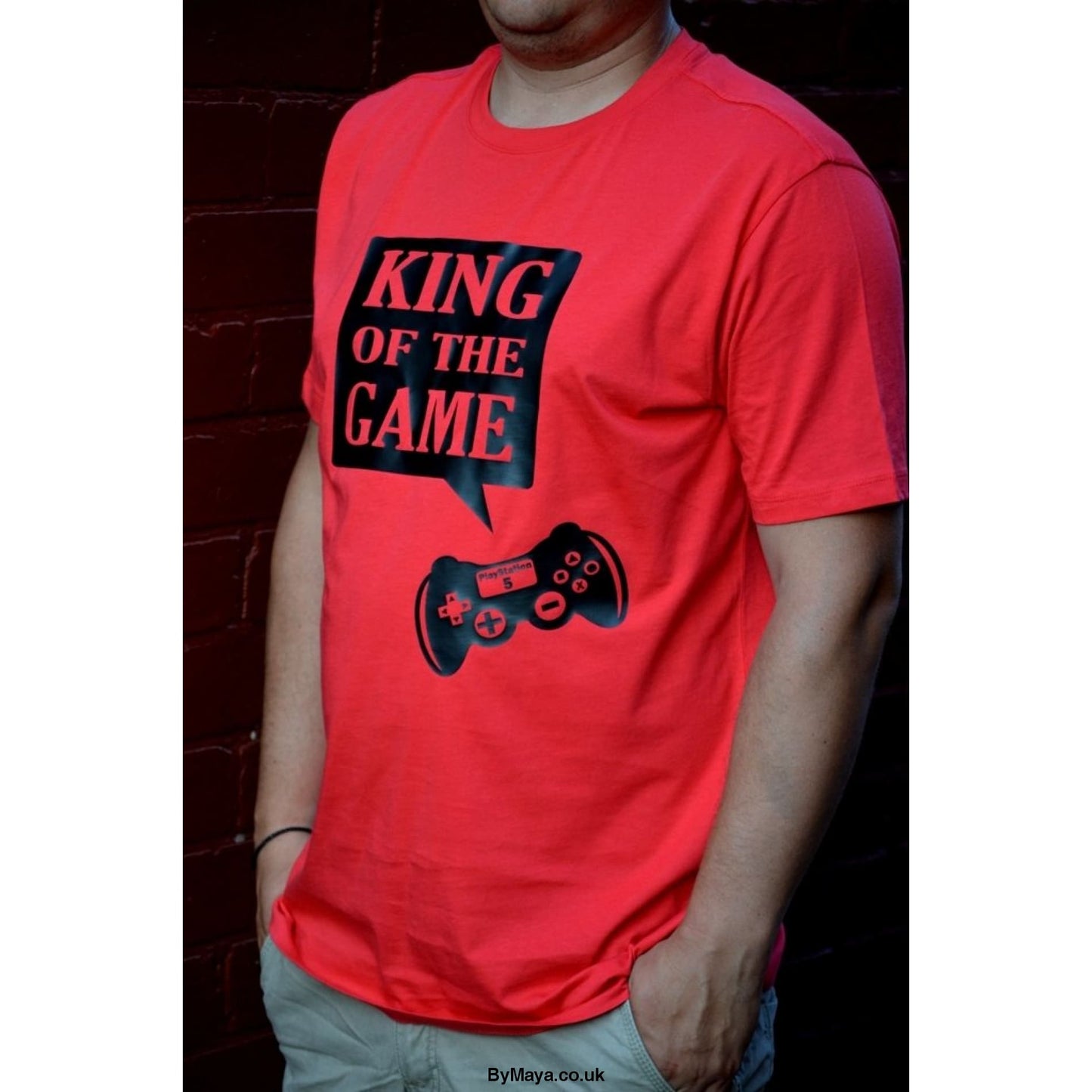 King Of The Game Personalised Message Vegan Approved T-shirt