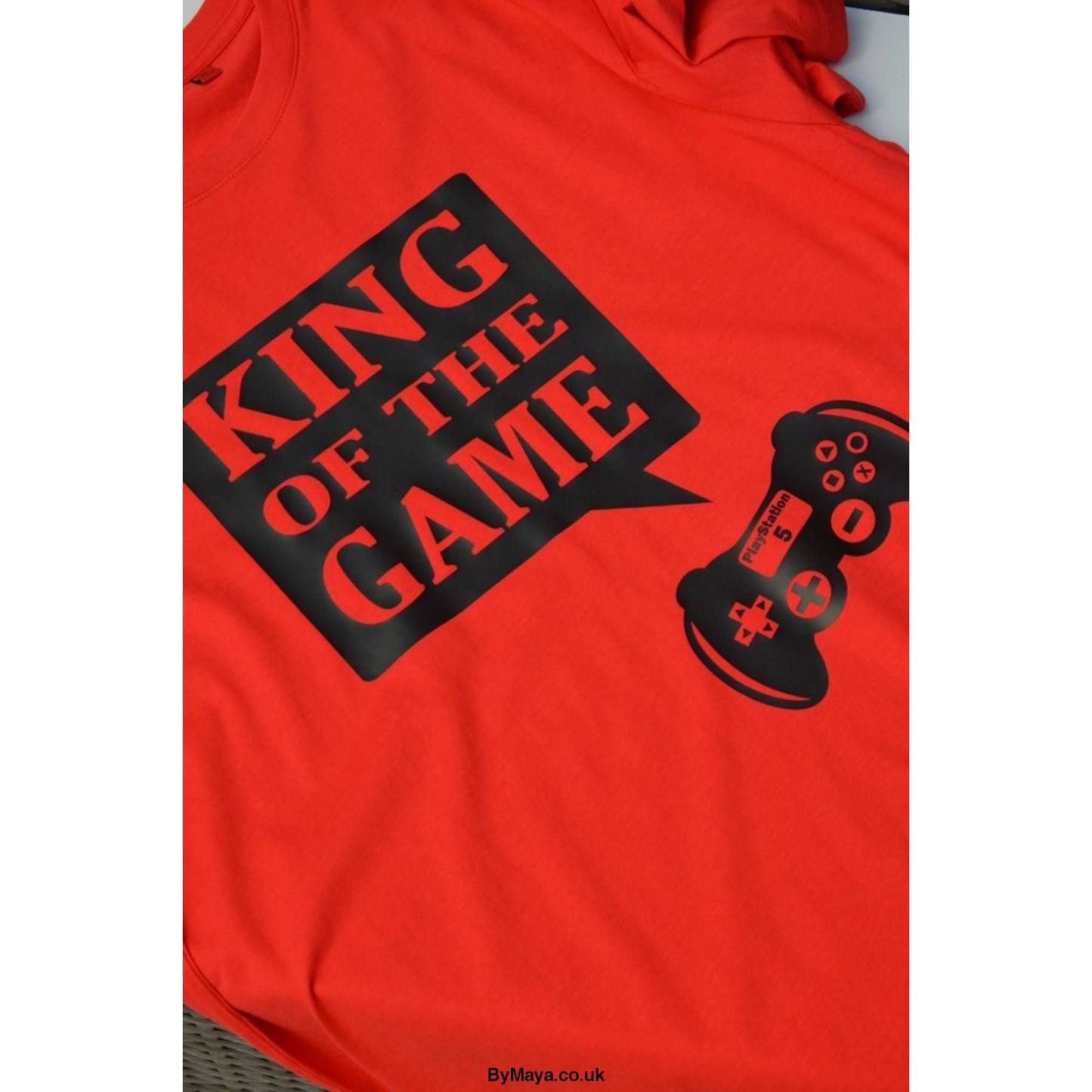 King Of The Game Personalised Message Vegan Approved T-shirt
