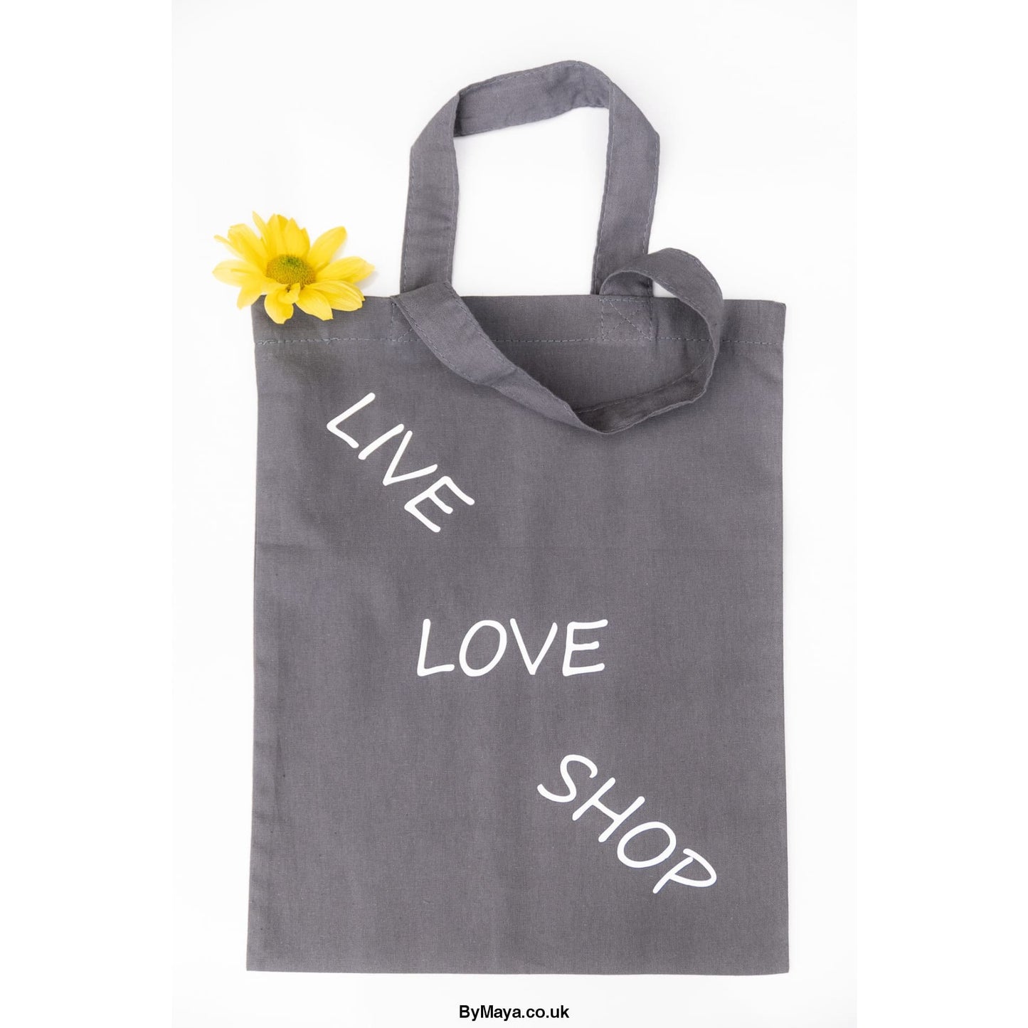 Live Love Shop Personalized Grey Mini Bag For Life - Grey /