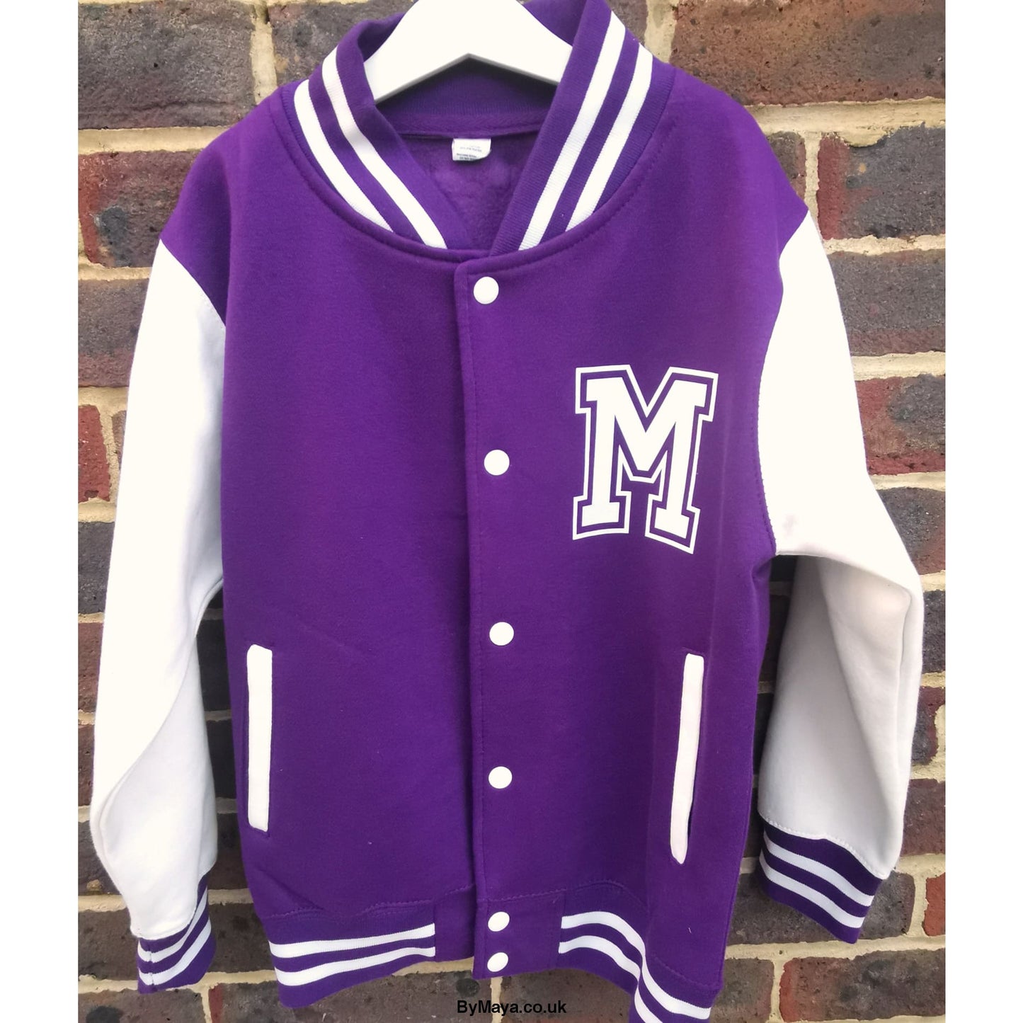 Maya Personalized text on an amazing Unisex Kids Varsity