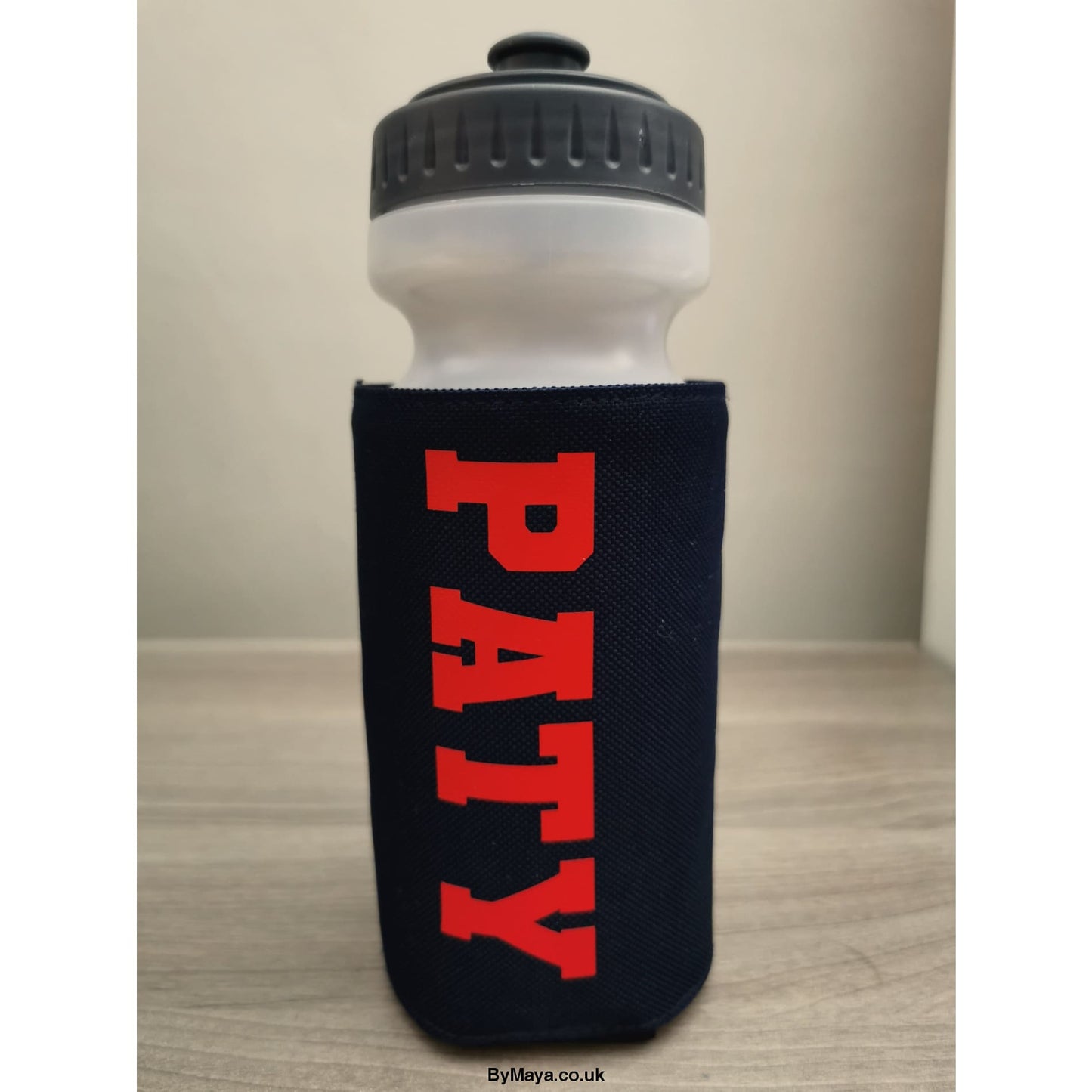 Personalised Bpa Free Water Bottle and Holder with carabiner