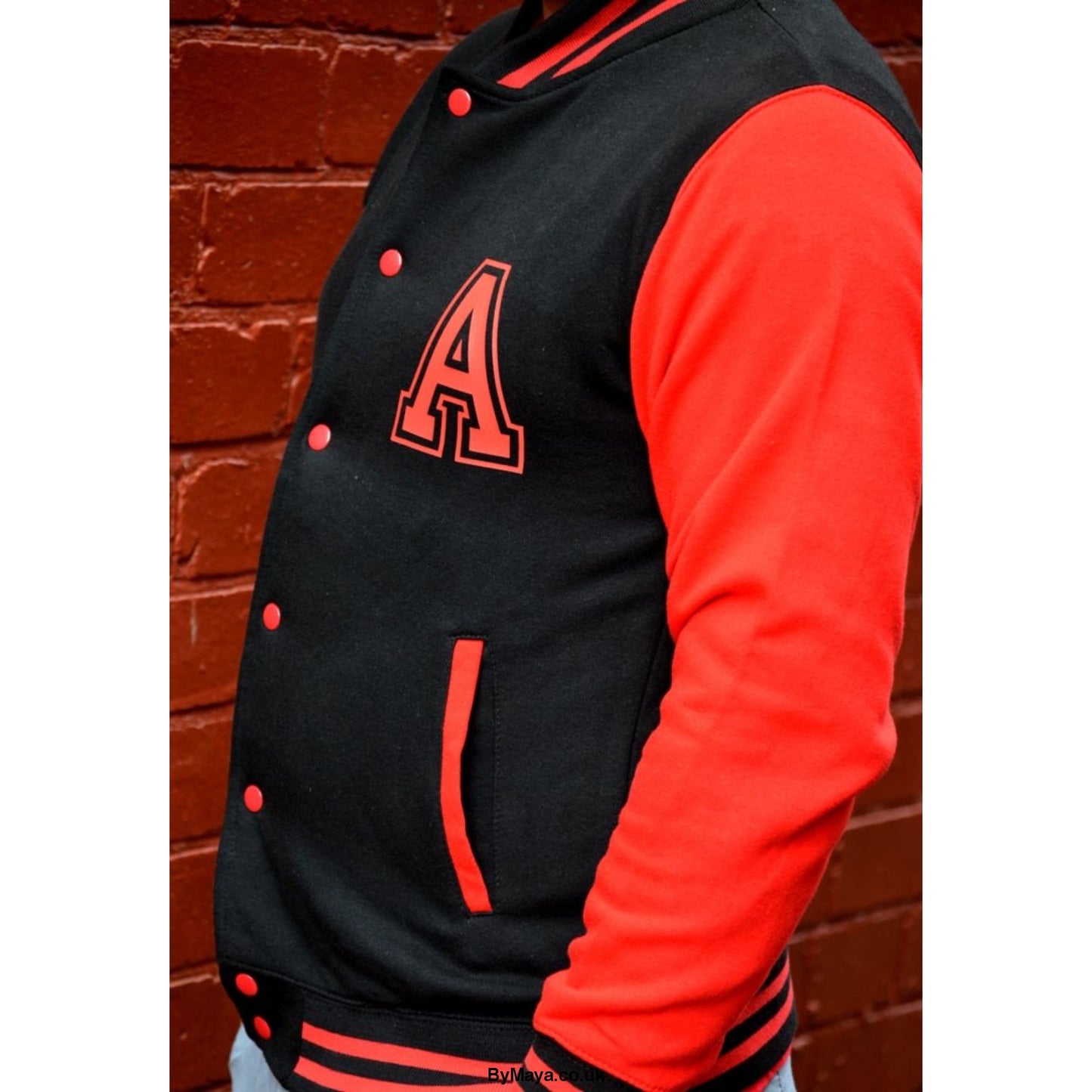 Personalised Varsity Jacket with Initial and Number - Men’s
