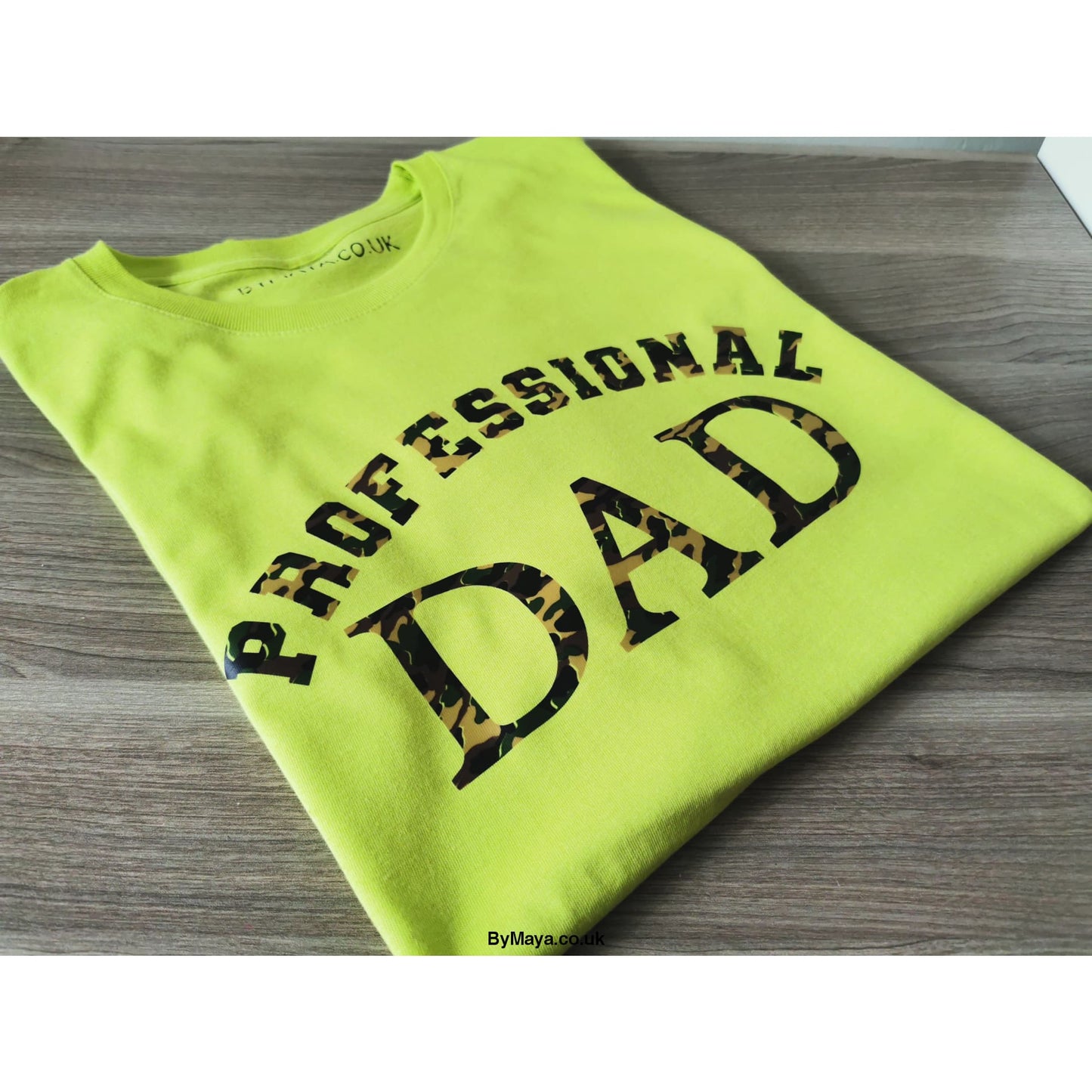 Professional Dad with Camo Print on a Men’s Lightweight Slim