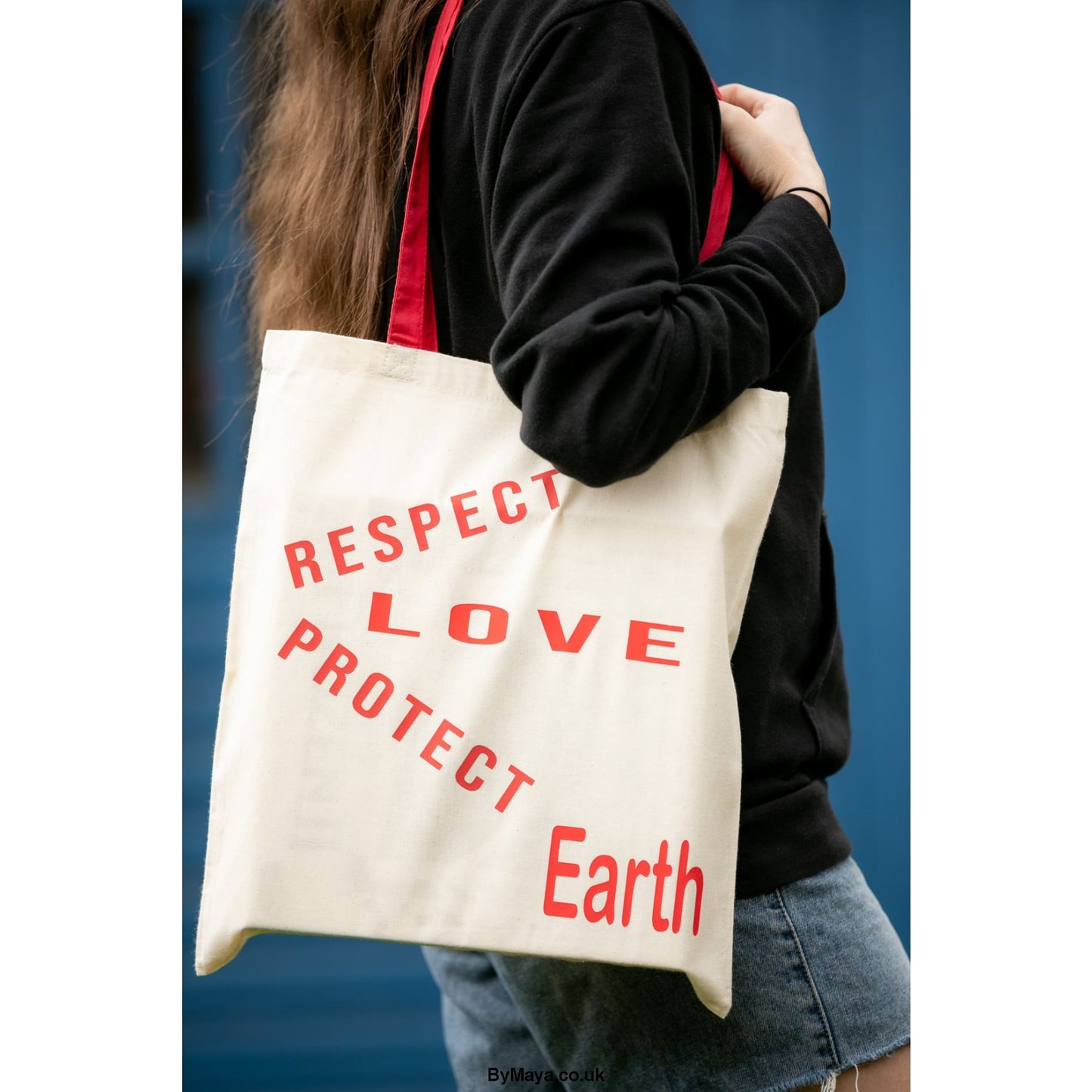 Protect Love Respect Earth Bag For Life Personalised with