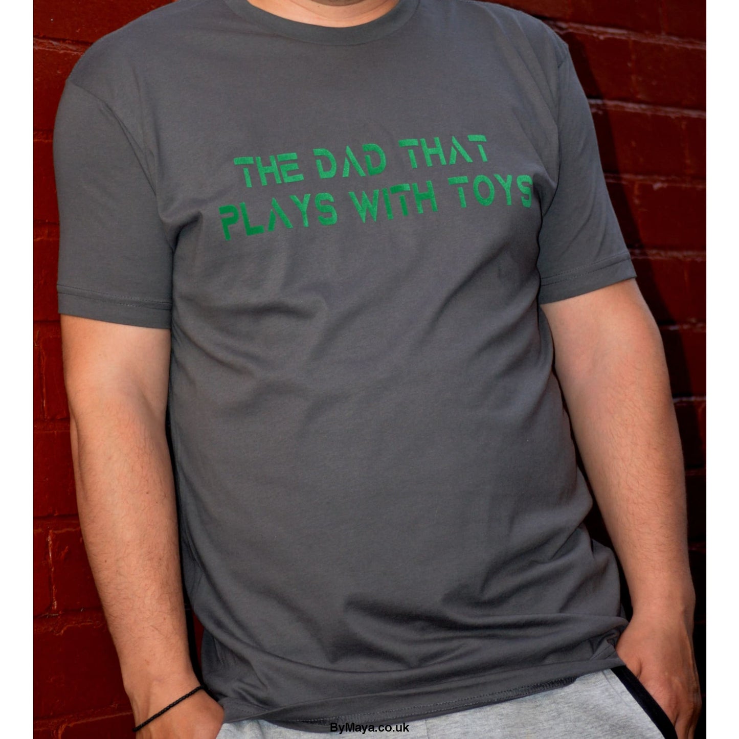 The Dad that plays with TOYS Personalised text on a