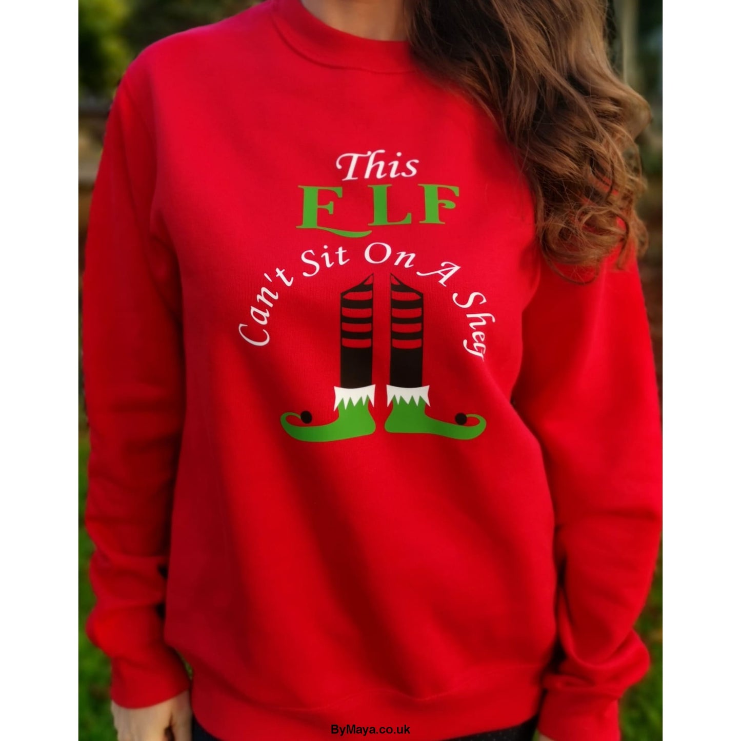 This Elf Can’t Sit On A Shelf funny Christmas Ladies