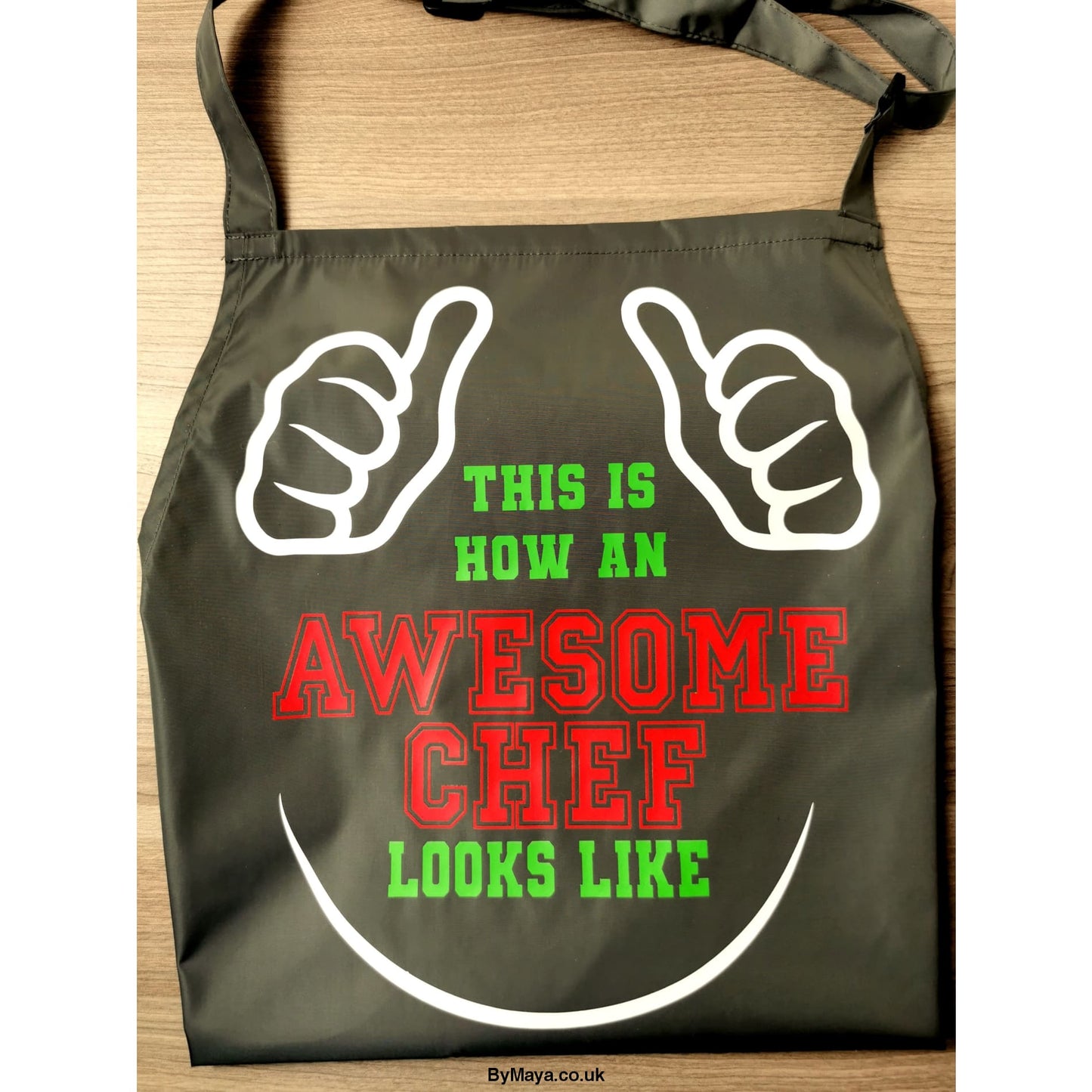 This is How an Awesome Chef Looks Like Waterproof Adult Dark