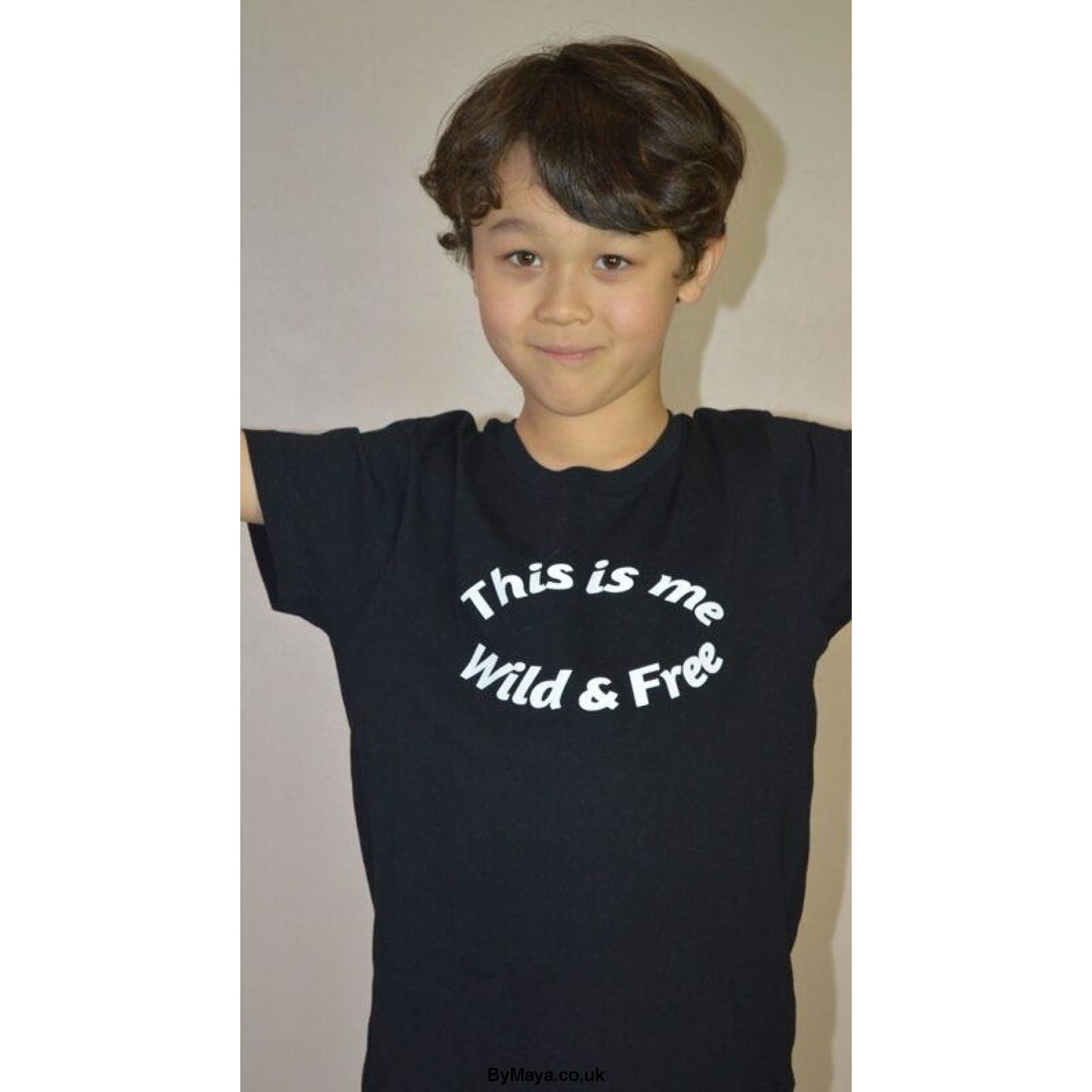 This is ME Wild and Free Kids Personalised Organic Cotton T-shirt - bymaya.co.uk