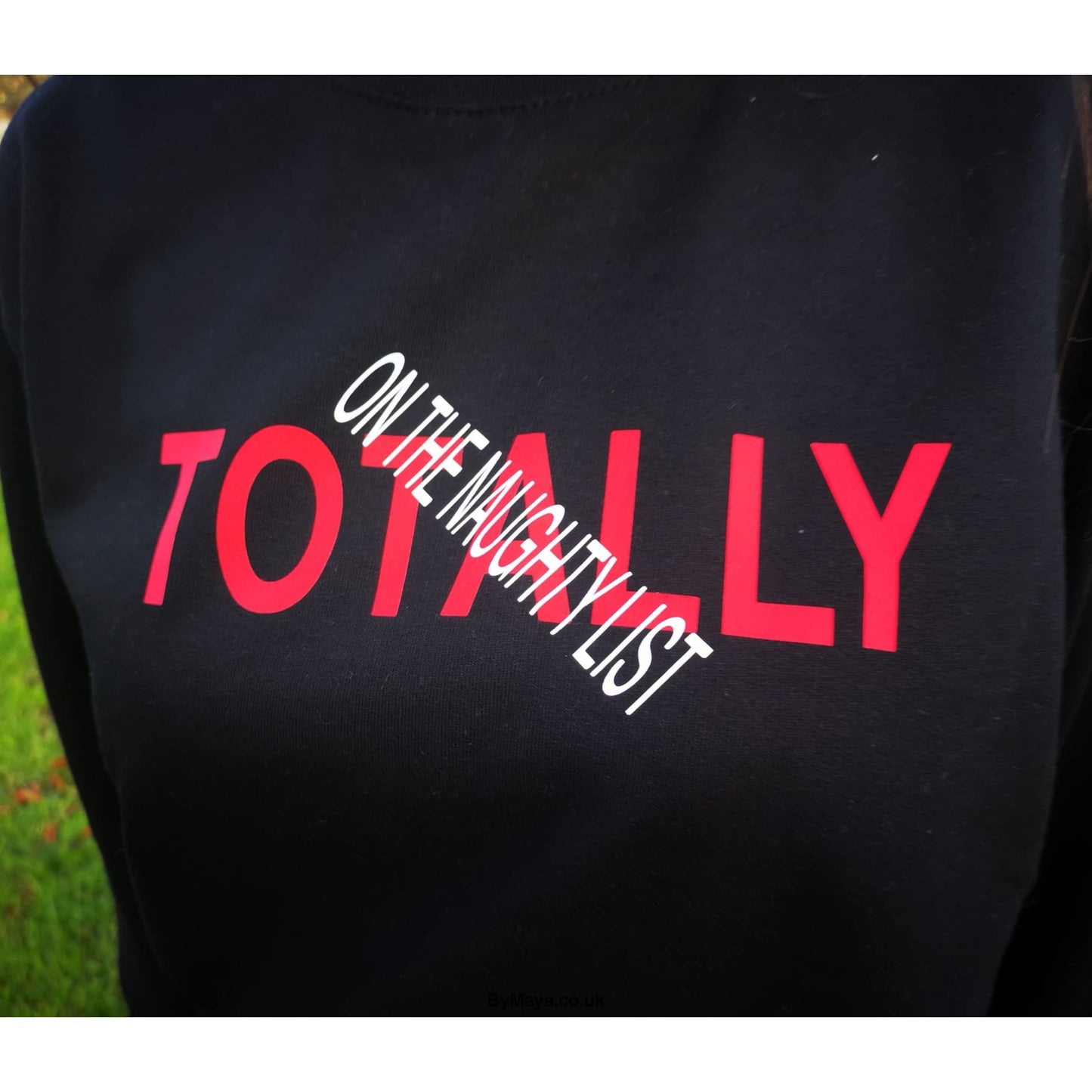 Totally on the Naughty List Funny Ladies Christmas