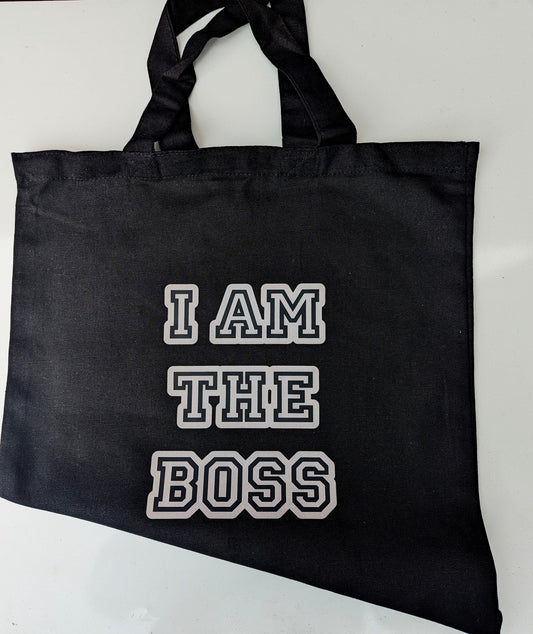 I AM THE BOSS personalised Bag For Life