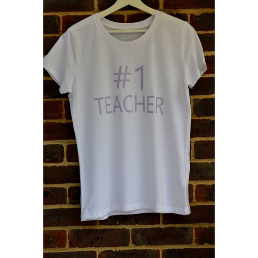 #1 Teacher Organic Cotton T-shirt - Women’s T-shirt