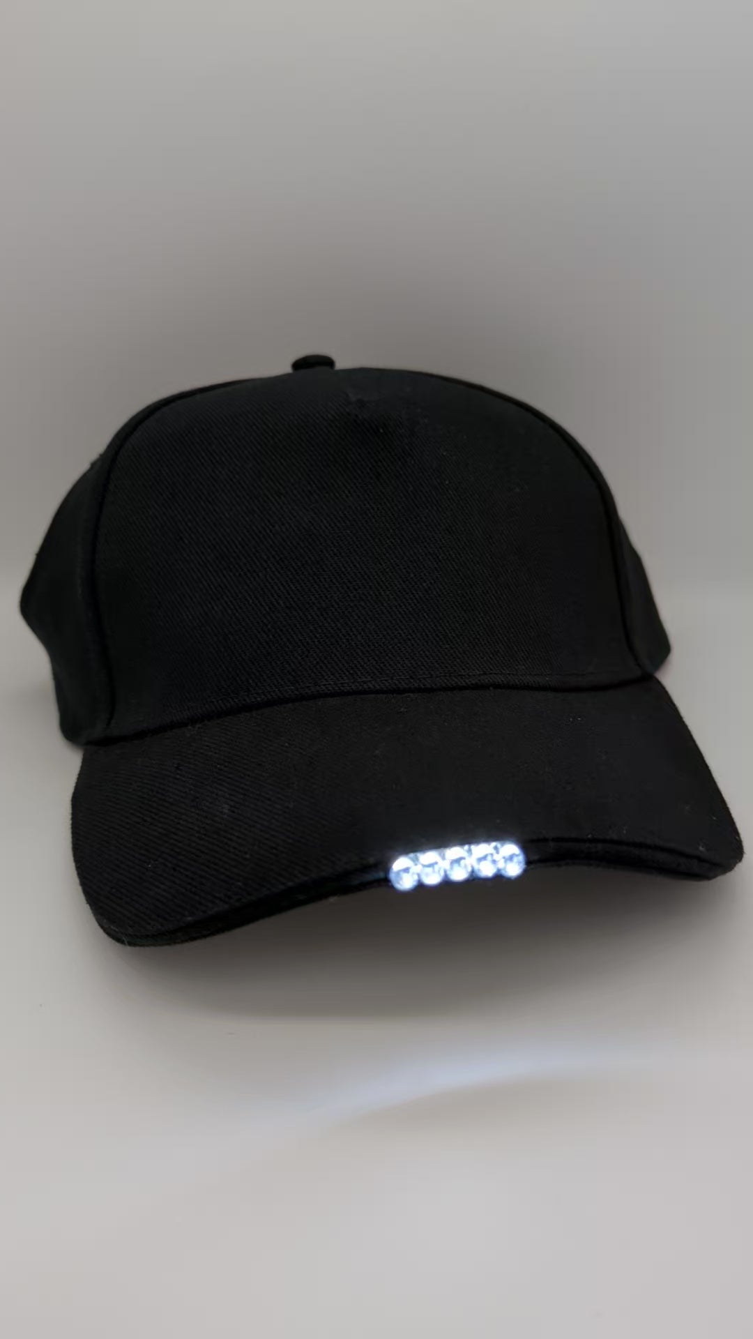 Visor hat with clearance led lights