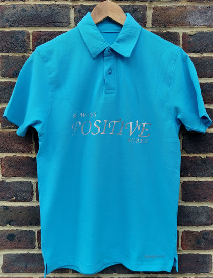 Aways Positive Vibes Ladies Polo T-shirt