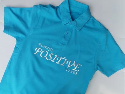 Aways Positive Vibes Ladies Polo T-shirt