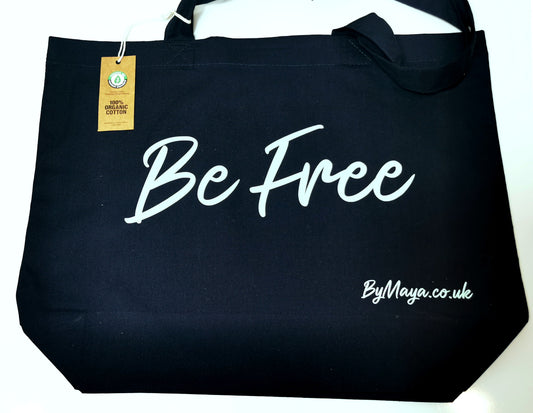Be Free Personalised  Maxi Tote Bag