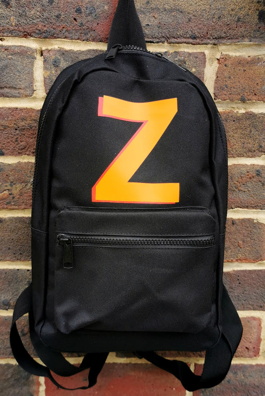 Personalised Black Backpack