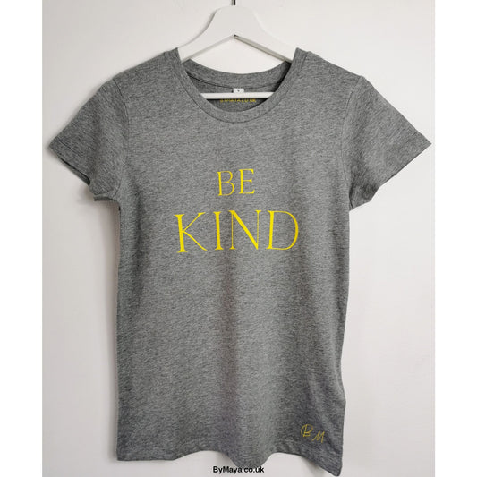 Be Kind Personalized Organic Cotton T-shirt - Women’s 