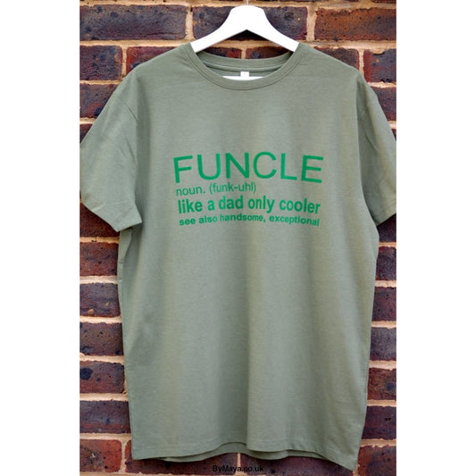 FUNCLE like a DAD only way COOLER Personalised Organic 