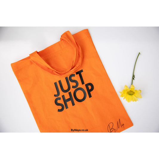 Just Shop Personalized Orange Mini Bag For Life - Orange / 