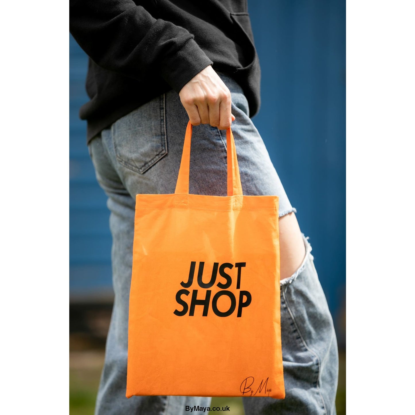 Just Shop Personalized Orange Mini Bag For Life - Orange / 