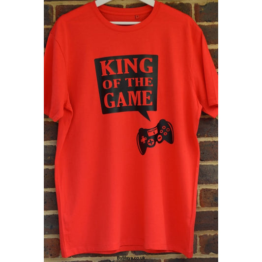 King Of The Game Personalised Message Vegan Approved T-shirt