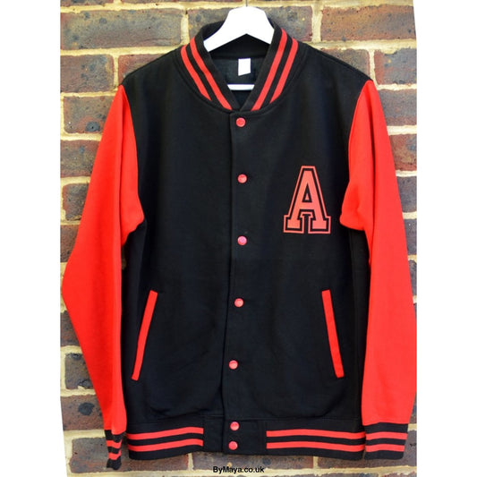 Personalised Varsity Jacket with Initial and Number - Men’s 