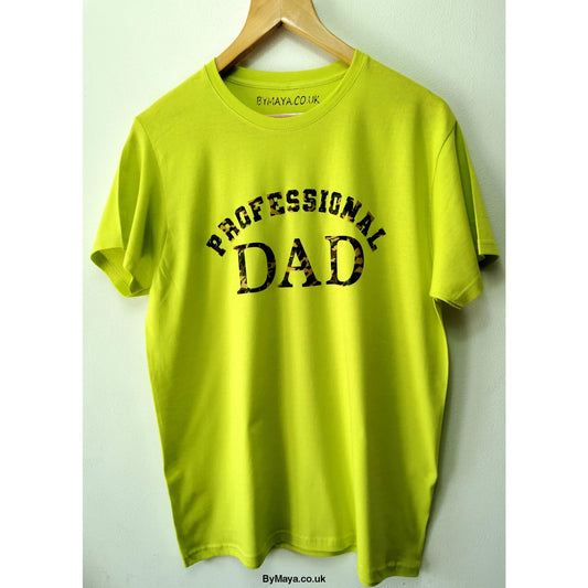 Professional Dad with Camo Print on a Men’s Lightweight Slim