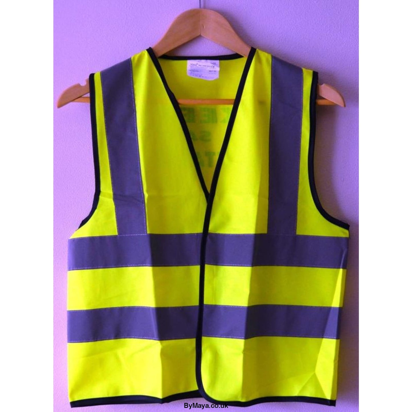 Respect Cyclists Personalised  Hi-vis - bymaya.co.uk