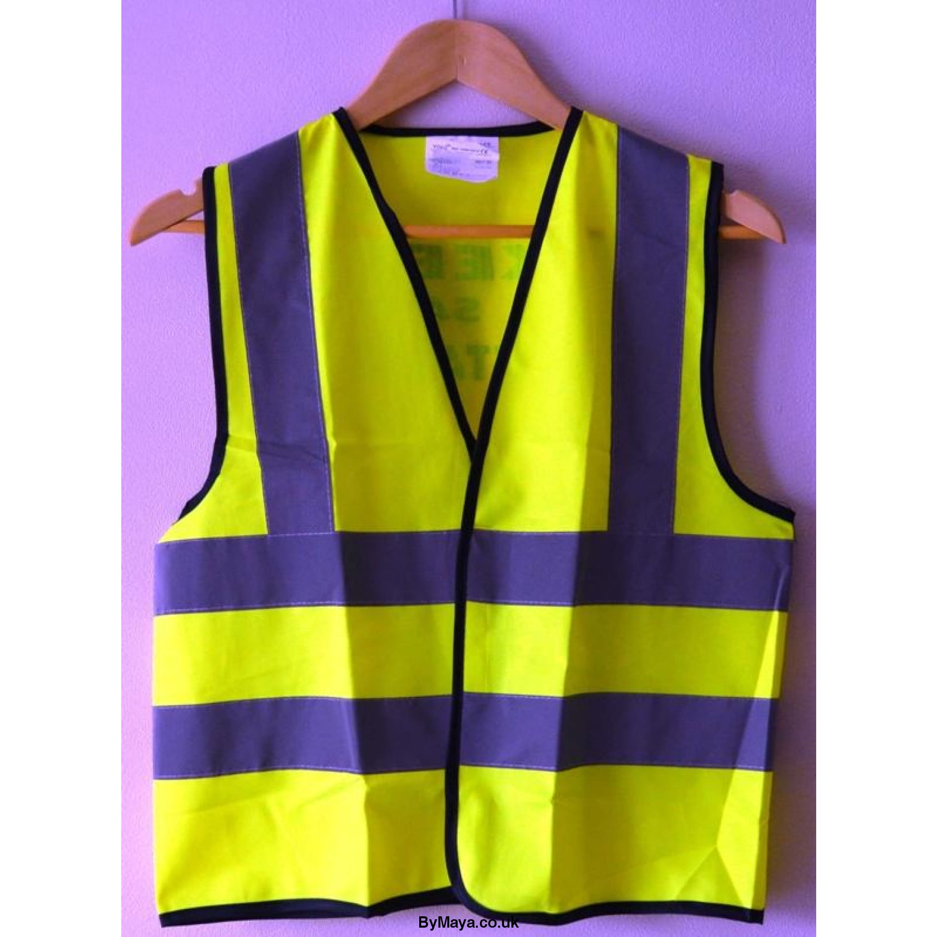 Respect Cyclists Personalised  Hi-vis - bymaya.co.uk