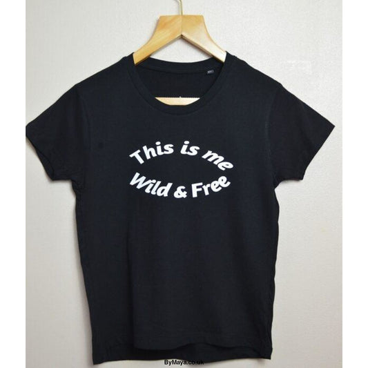 This is ME Wild and Free Kids Personalised Organic Cotton T-shirt - bymaya.co.uk